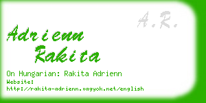 adrienn rakita business card
